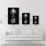 Wallity Pintura Decorativa de Vidrio Templado 46 x 72 cm